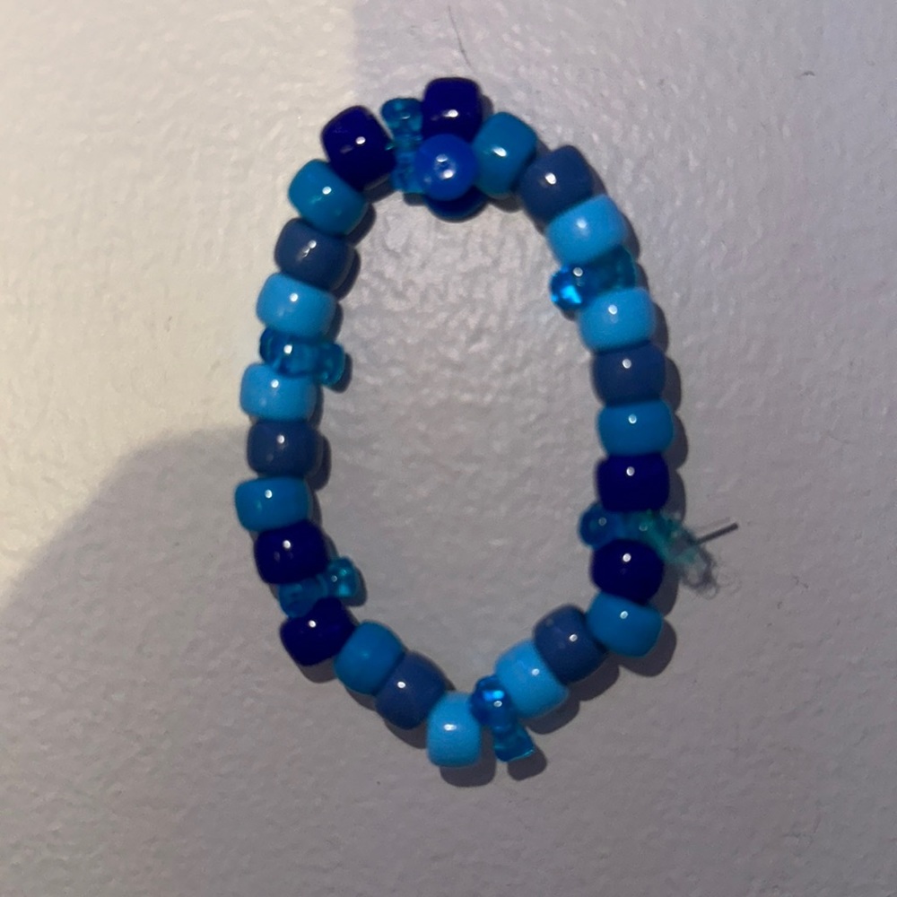 Handmade blue bracelet 🌊
